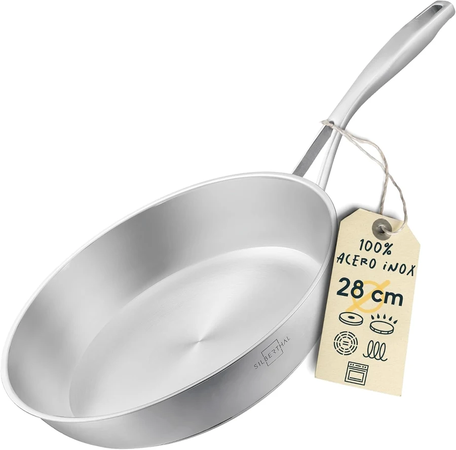 SILBERTHAL Sartén sin antiadherente de 28 cm