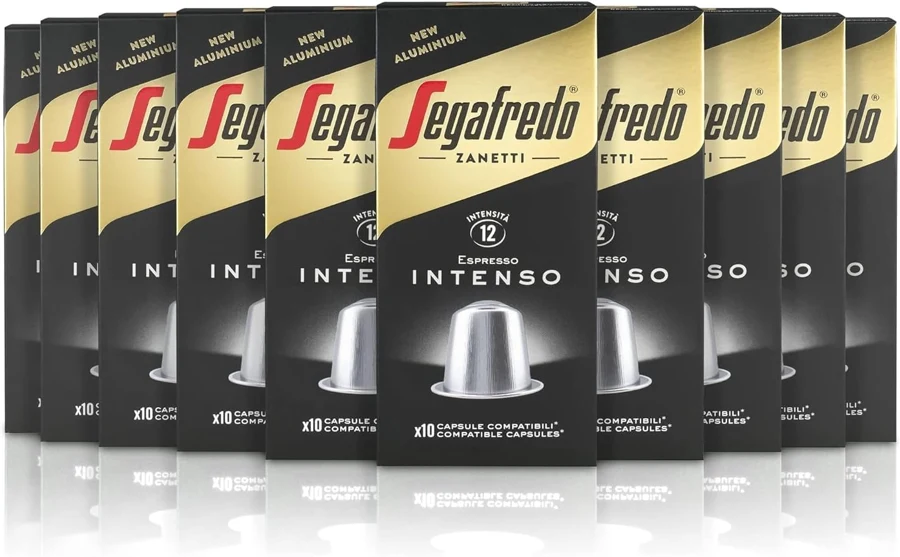 Segafredo Zanetti Caffè Intenso, 100 cápsulas
