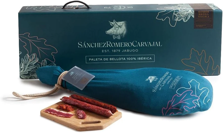 Sánchez Romero Carvajal Maletín de paleta de bellota con chorizo y salchichón vela