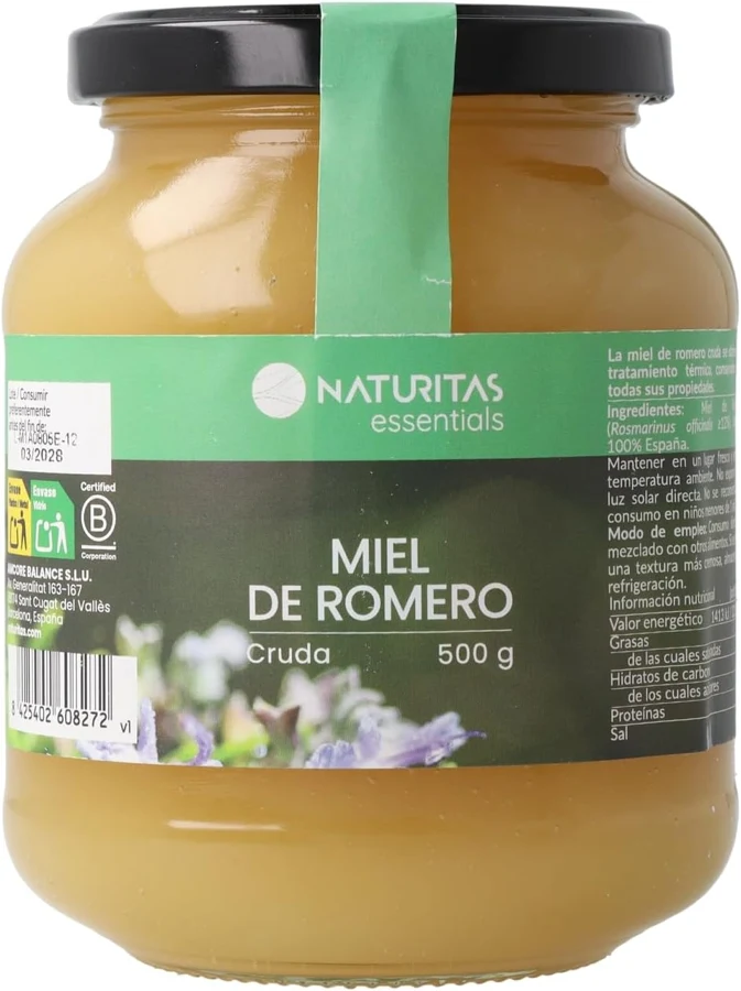 Naturitas Essentials Miel cruda de romero