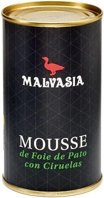 Malvasía Mousse de foie de pato con ciruelas 200 g