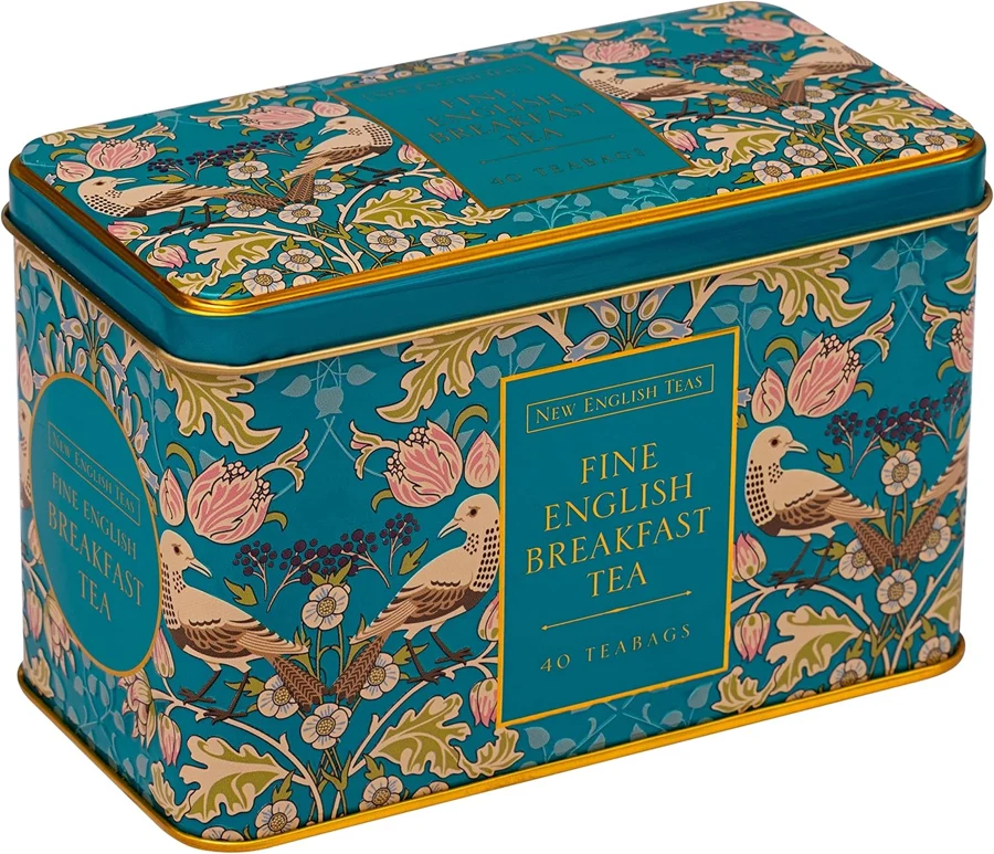 New English Teas English Breakfast Song Thrush and Berries 40 bolsitas