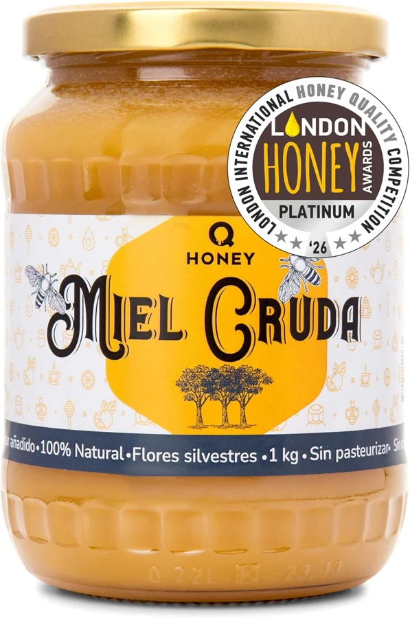 Q Honey Miel cruda de mil flores