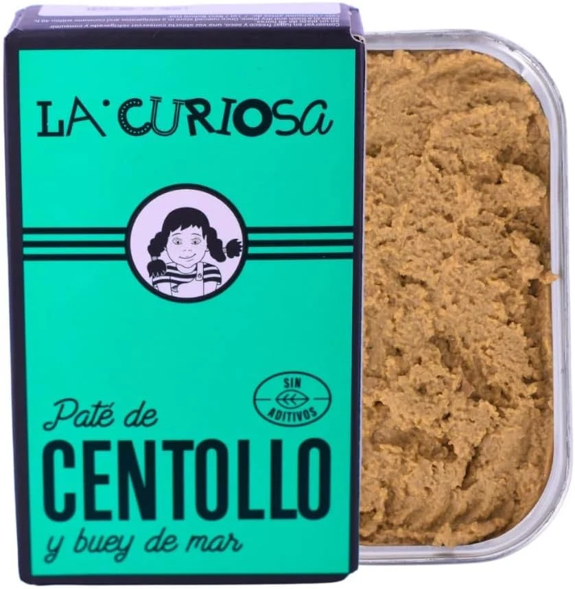 La Curiosa Paté de centollo y buey de mar, 3 latas