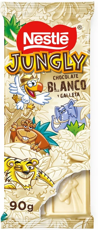 Nestlé Jungly blanco con galleta