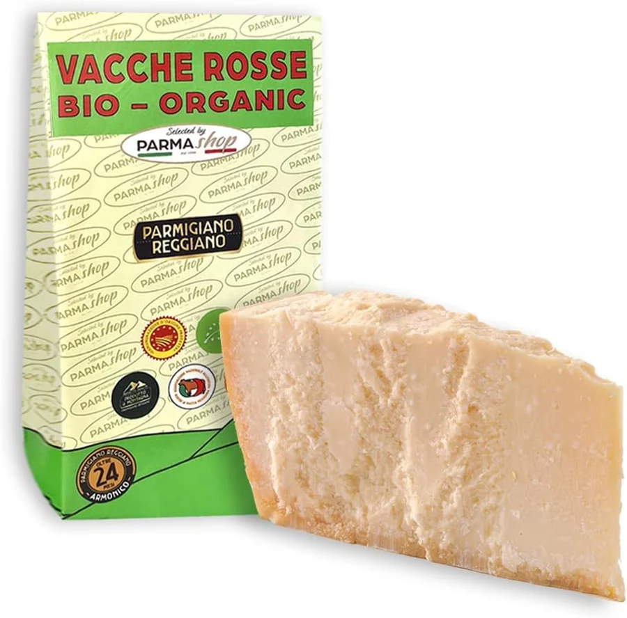 Selected by PARMAshop Parmigiano Reggiano Vacche Rosse biológico