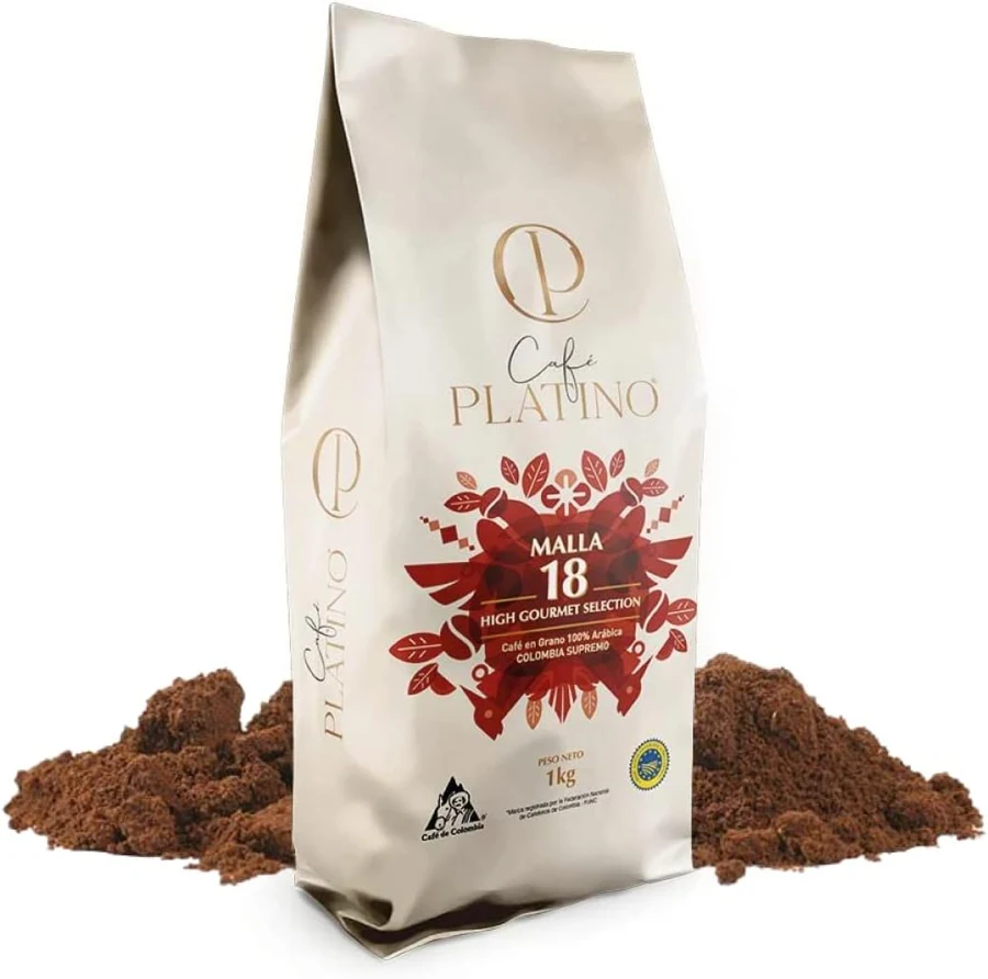 Café Platino Colombia Supremo Huila molido