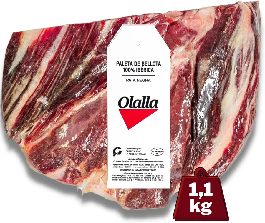 Olalla Punta de paleta de bellota 100% ibérica deshuesada