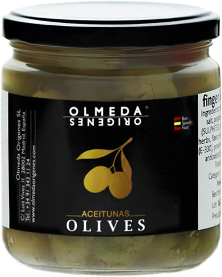 Olmeda Orígenes Aceitunas Chupadedos