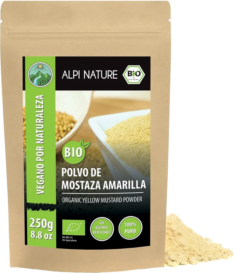 Alpi Nature Alpi Nature mostaza amarilla y blanca orgánica en polvo
