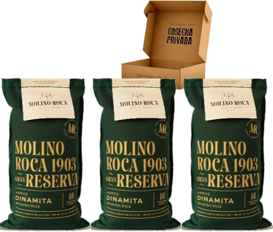 Molino Roca Dinamita Reserva en sacos verdes