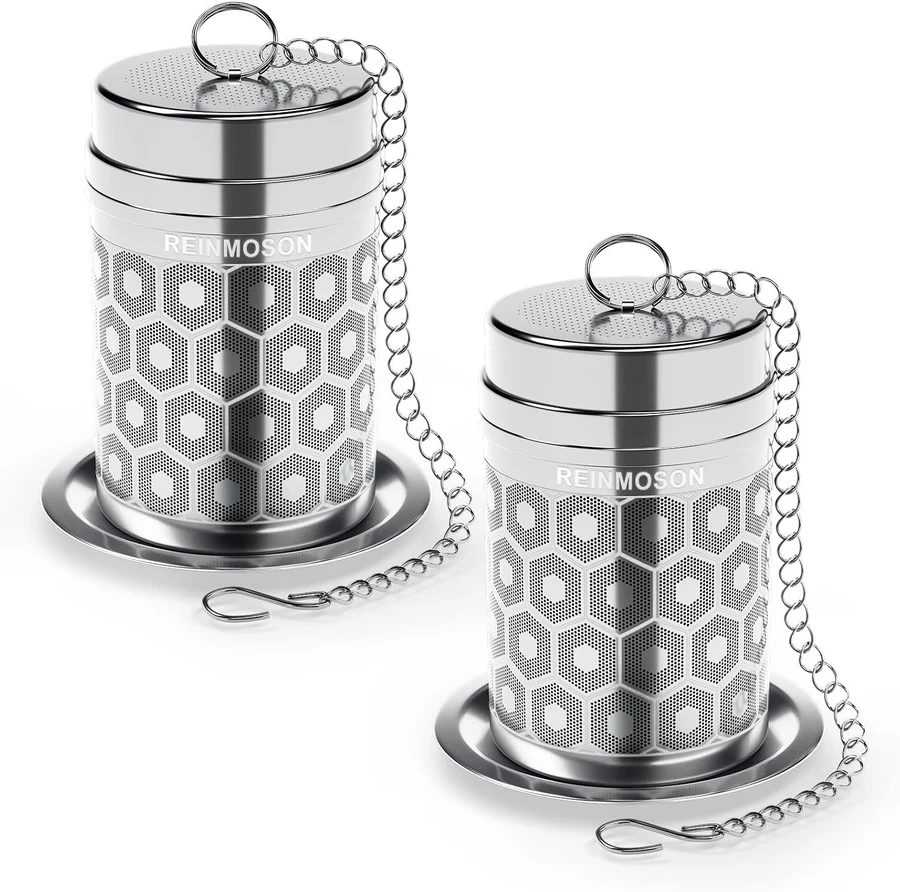 Reinmoson Pack de dos infusores roscados 3,8 × 5,6 cm