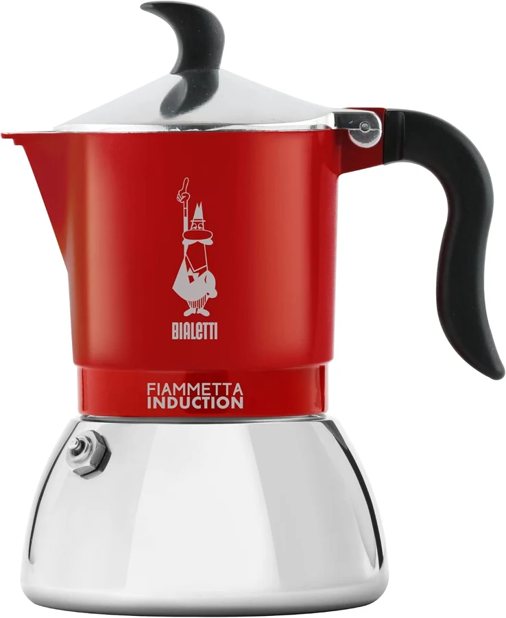 Bialetti Fiammetta Induction roja 4 tazas
