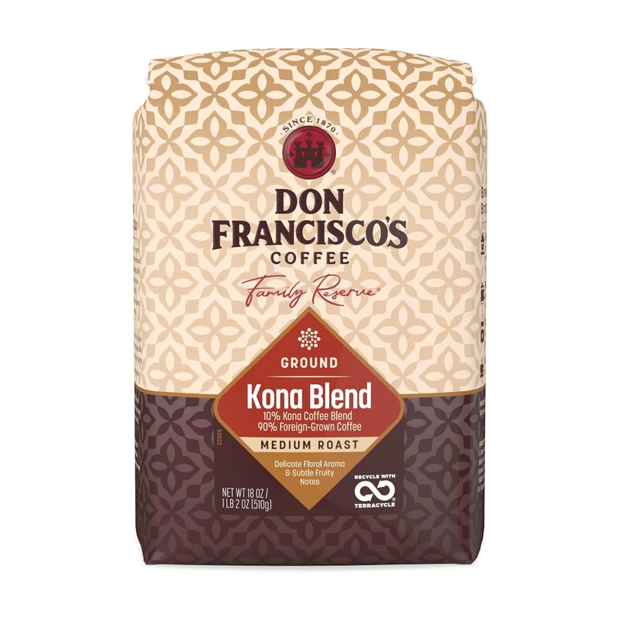 Don Francisco’s Kona Blend molido tueste medio