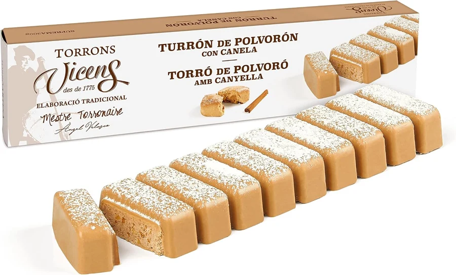 Vicens Turrón de polvorón con canela