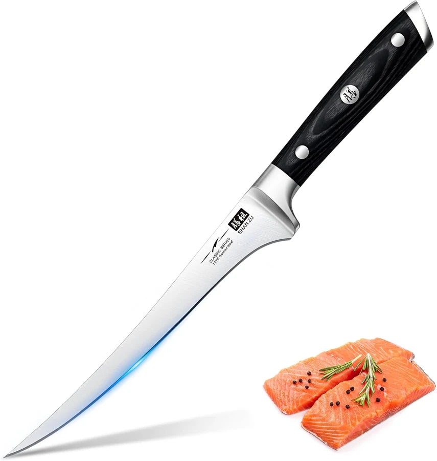 SHAN ZU Fileteador 18 cm acero 1.4116