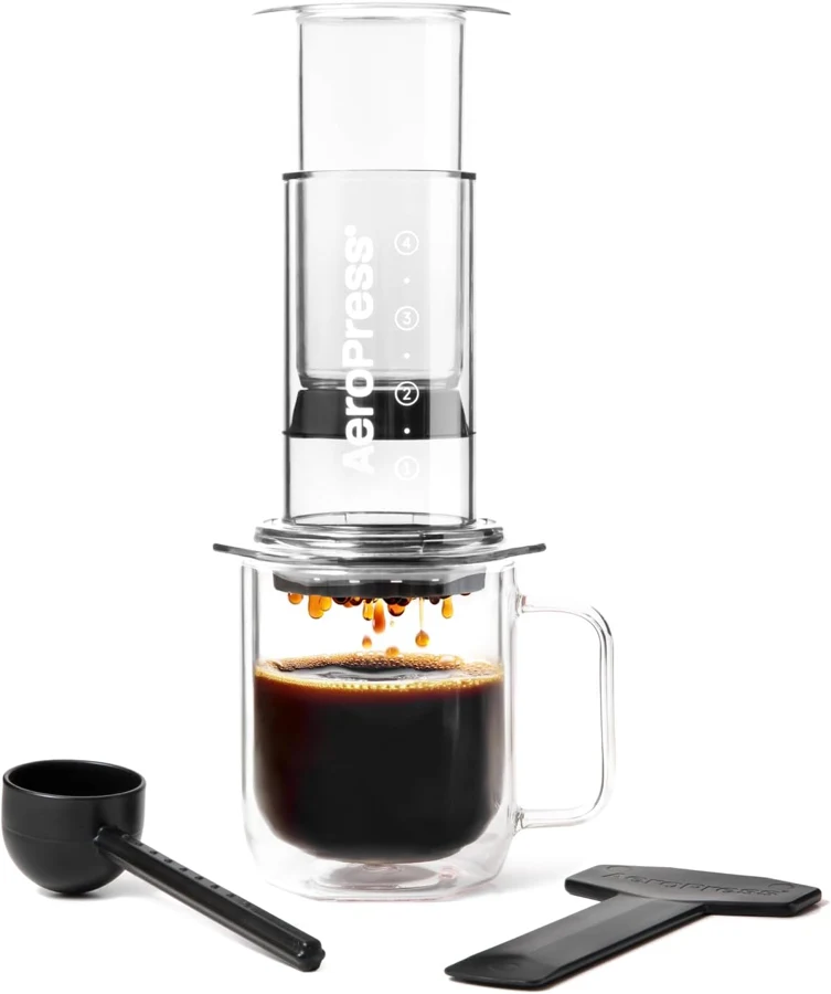 AeroPress Clear transparente
