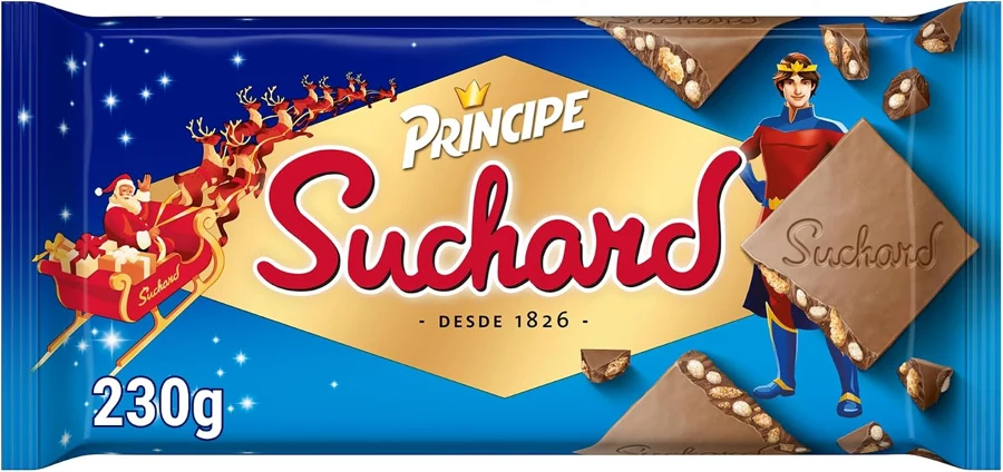 Suchard Príncipe con galleta y arroz inflado