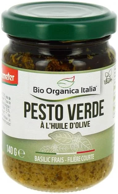 Bio Organica Italia Pesto verde de albahaca vegano Bio