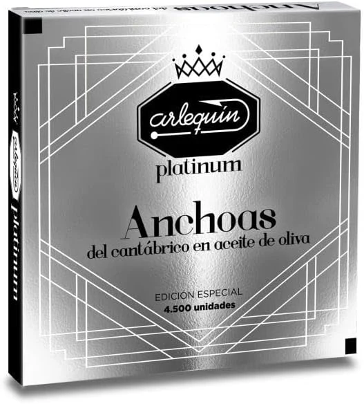 Arlequín Anchoas Serie Platinum, doce filetes