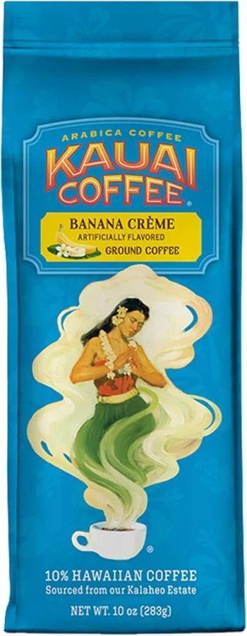 Kauai Coffee Banana Crème molido aromatizado 283 g
