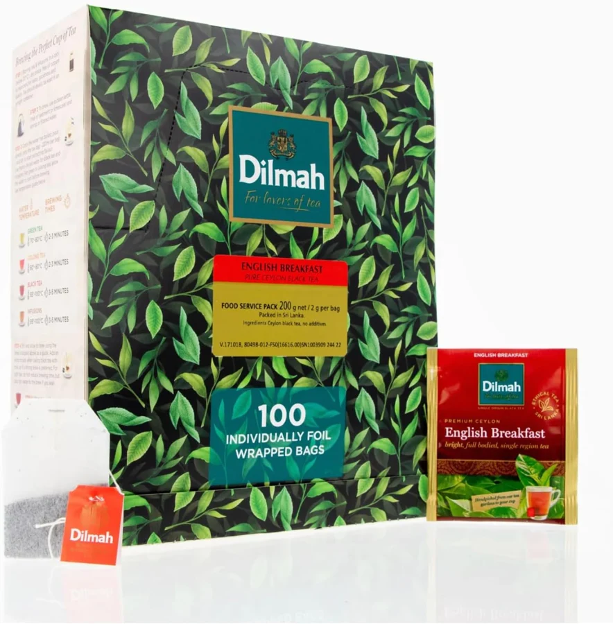 Dilmah English Breakfast 100 filtros 200 g