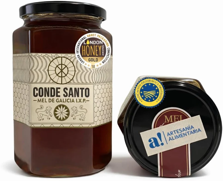 Conde Santo Miel cruda de montaña de Galicia IGP