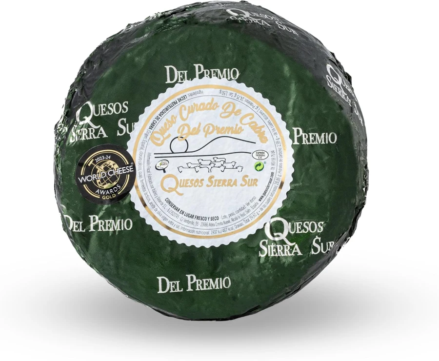 Quesos Sierra Sur Alcalaina Del Premio curado de cabra en AOVE
