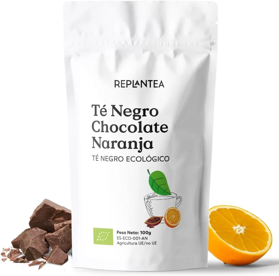 Replantea Té negro Chocolate Naranja 100 g