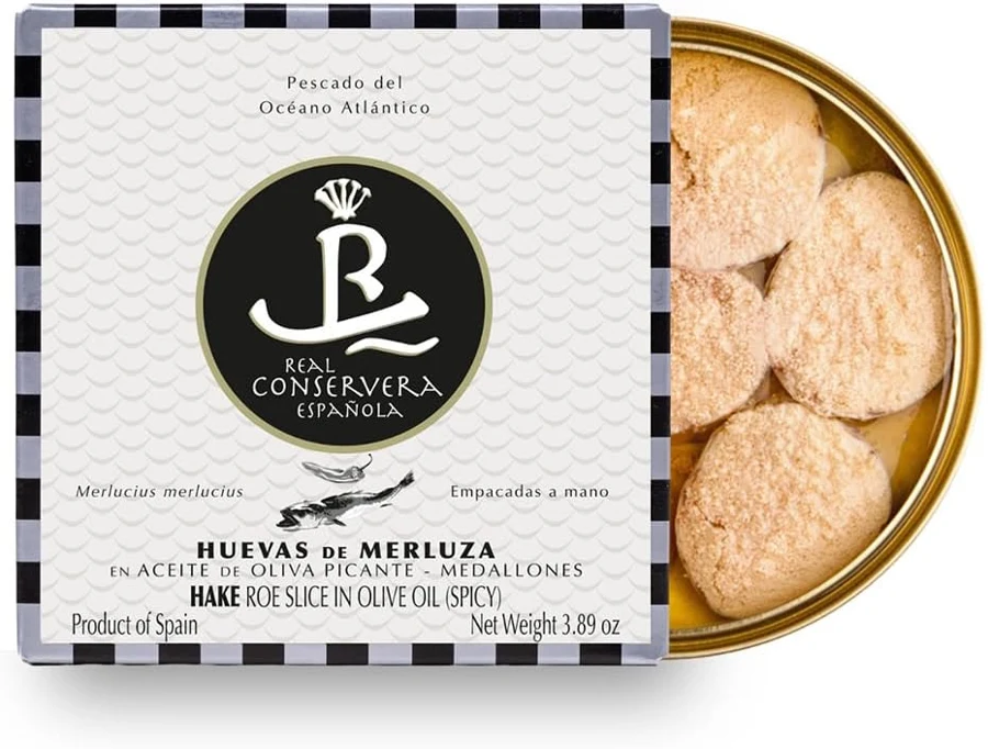 Real Conservera Española Medallones de huevas de merluza picantes