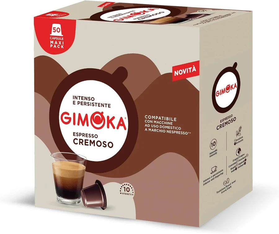 Gimoka Espresso Cremoso 50 cápsulas