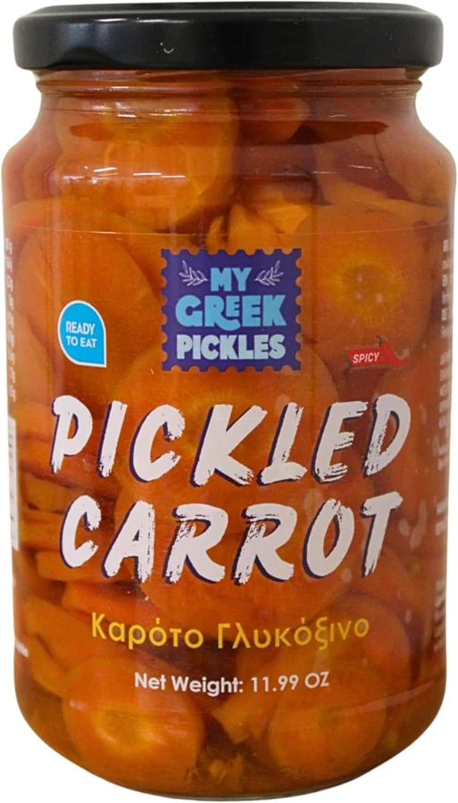 My Greek Pickles Zanahorias en escabeche