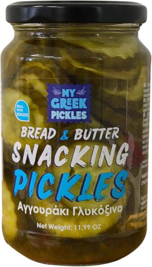 My Greek Pickles Bread & Butter Snacking Pickles