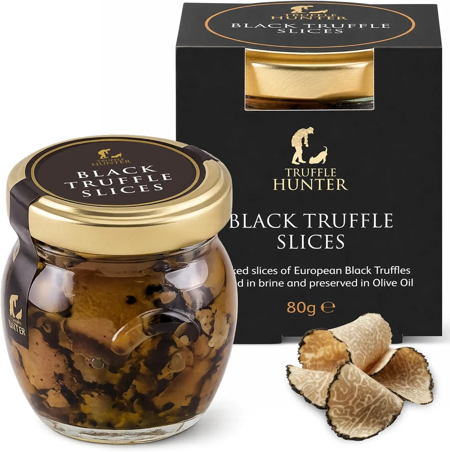 TruffleHunter Láminas de trufa negra en AOVE, 80 g
