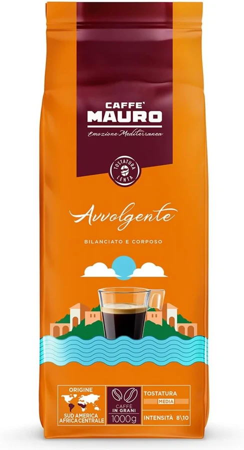 Caffè Mauro Avvolgente en grano 1 kg