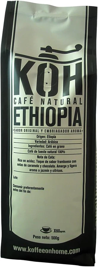 KoffeeONHOME Etiopía 100% arábica en grano