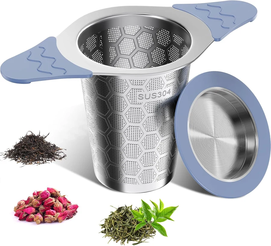 yomanta Cesta gris con asas de silicona