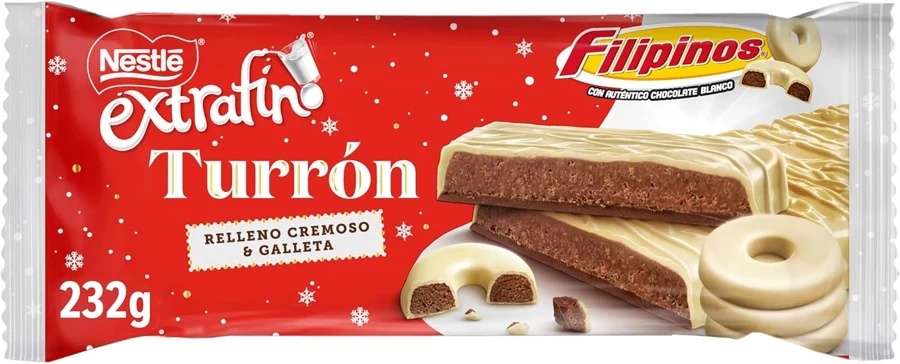 Nestlé Extrafino Blanco con galleta Filipinos