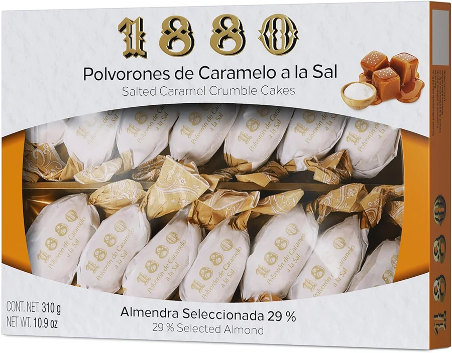 1880 Polvorones Caramelo a la Sal