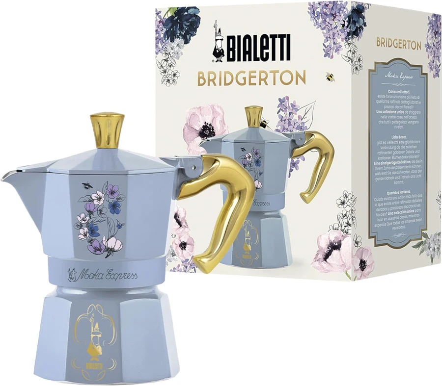 Bialetti Moka Express Bridgerton 3 tazas