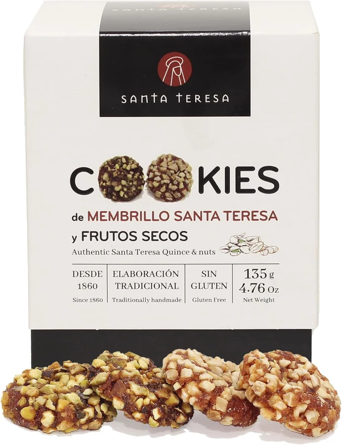 Santa Teresa Cookies de membrillo con pistacho y almendra