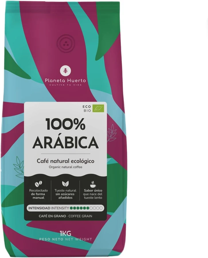 Planeta Huerto Café ecológico 100% arábica en grano