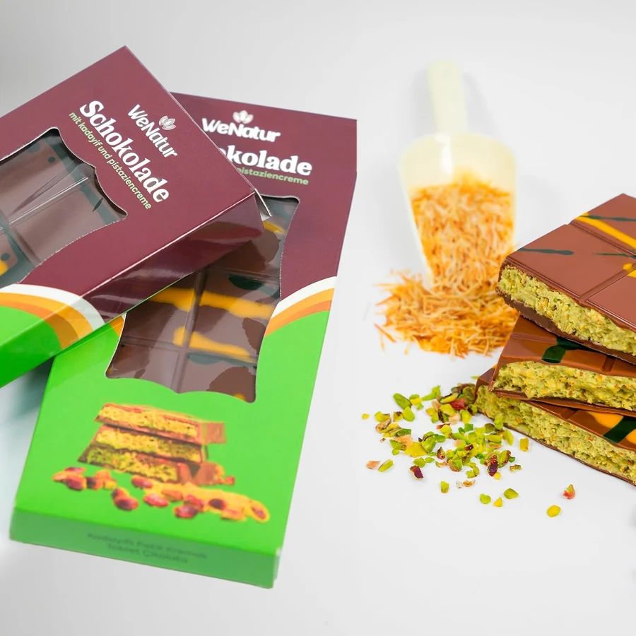 WeNatur Dubai Style con pistacho y kadayif
