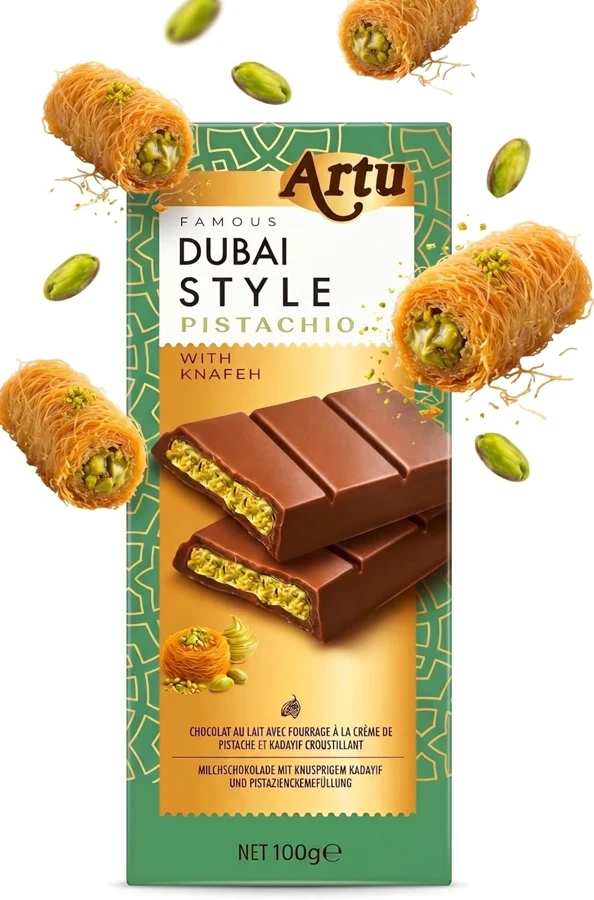 WASHYS Dubai Style con pistacho y kadaif