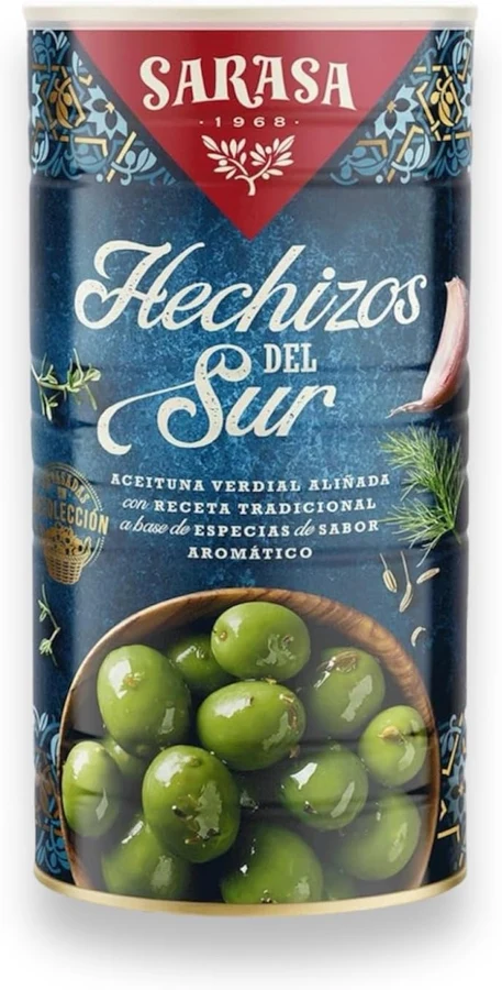Sarasa Hechizos del Sur Verdial: lata de 1.450 g