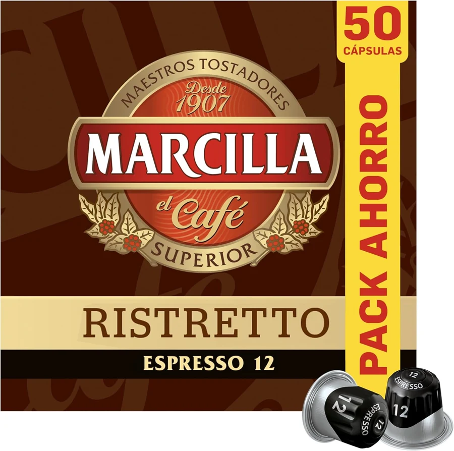 Marcilla Ristretto, 50 cápsulas