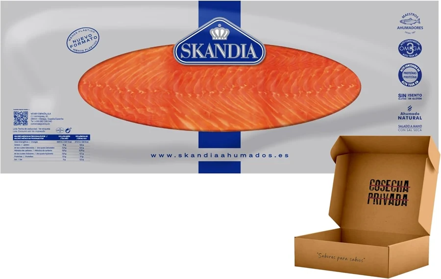 Skandia Salmón noruego ahumado en lonchas