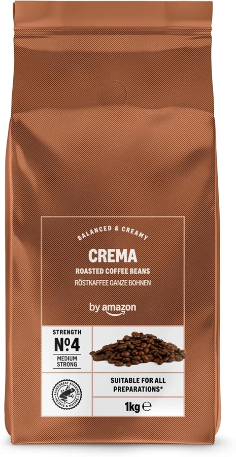 by Amazon Crema en grano de tueste natural