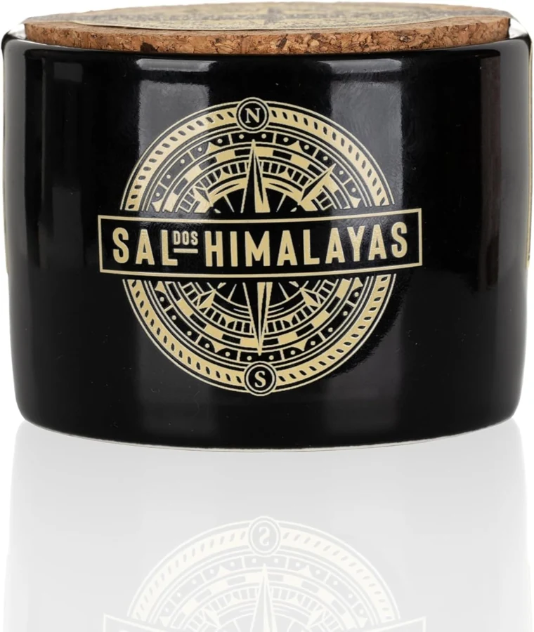 Sal dos Himalayas Sal negra del Himalaya en cerámica