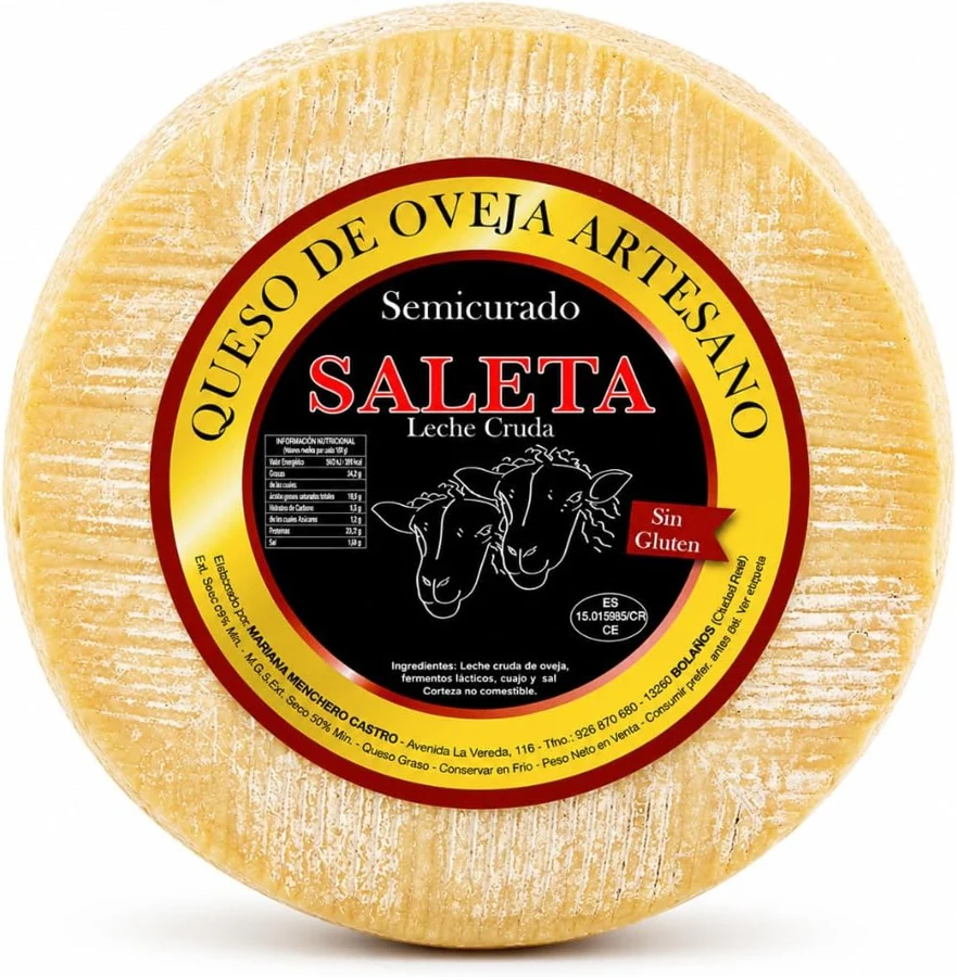Saleta Oveja semicurado de leche cruda